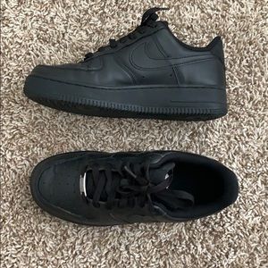 nike air force 1s black af1